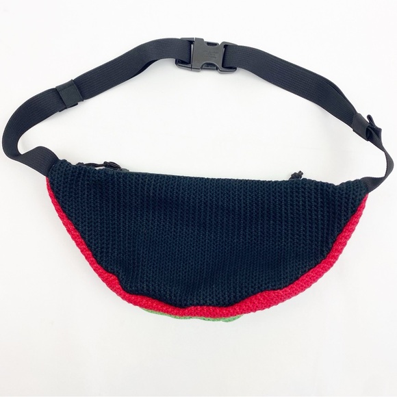 Supreme Authentic Rasta Belt Bag Fanny Pack Red Yellow Green Black Cotton - Picture 6 of 13